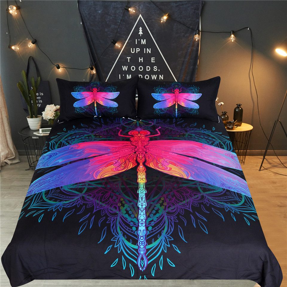 Mandala Dragonfly Bedding Set