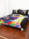 Watercolor Bulldog Bedding Set