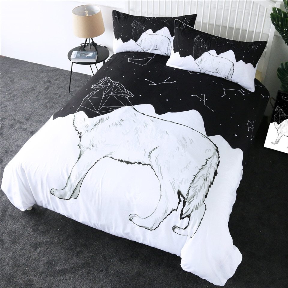 Wolf Constellation Bedding Set