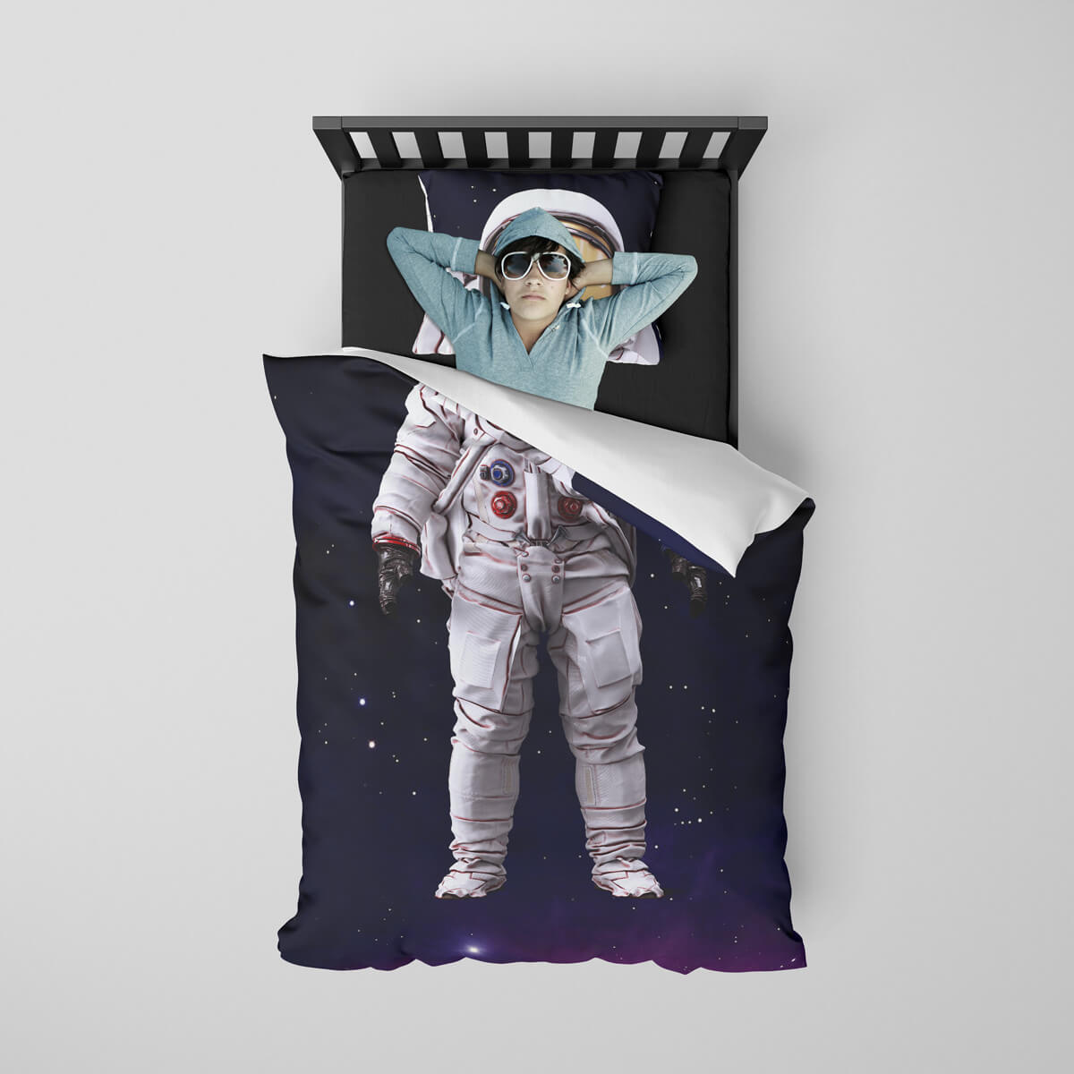Astronaut Space Suit Kids Bedding Set