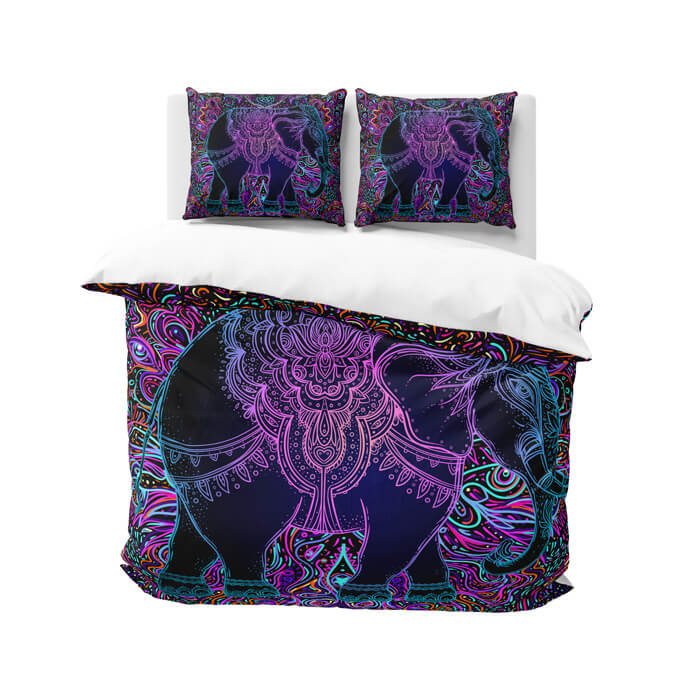 Enlightened Elephant Bedding Set