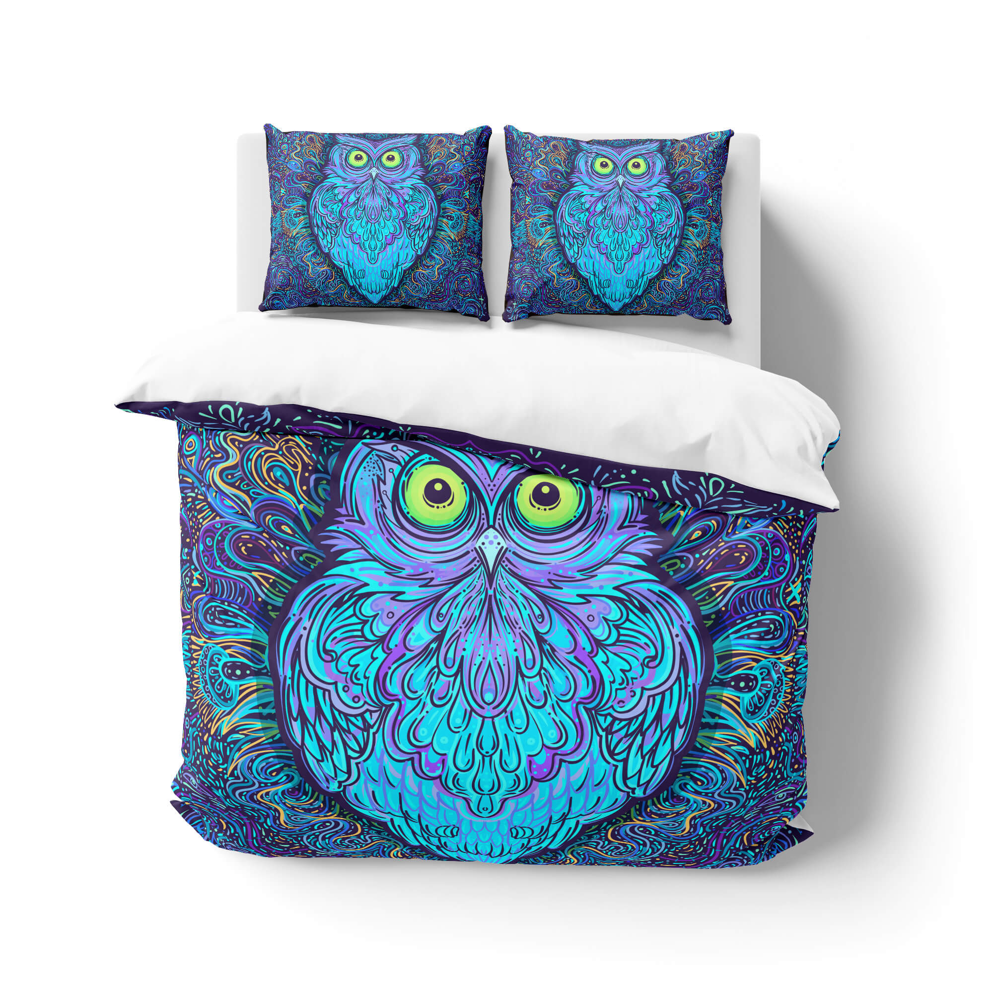interdimensional-owl-bedding-set