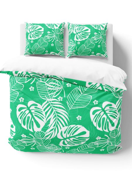 minty-leaves-bedding-set