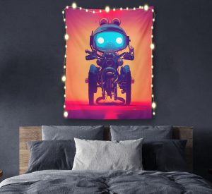 alien-android-bike-ride-tapestry
