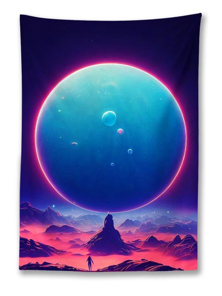 Bubble Planet Dreams Tapestry