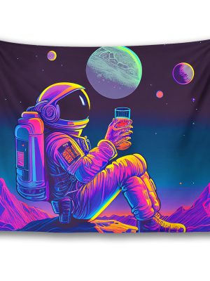 Drunk Astronaut Tapestry