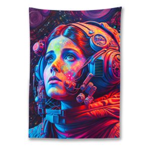 Psychedelic Princess Tapestry
