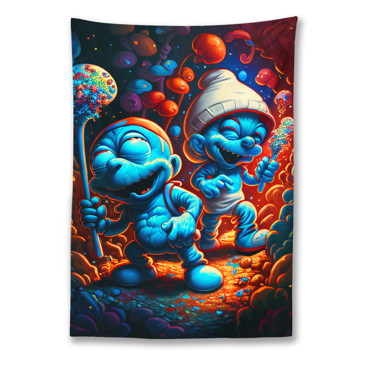 Smurfedelic Tapestry