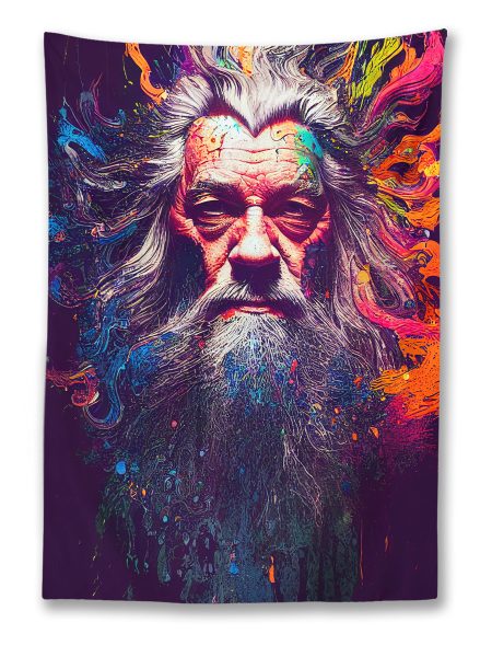 Watercolor Gandalf Tapestry
